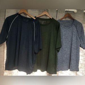 ATHLIO men’s athletic shorts, 3X, 3 shirts total